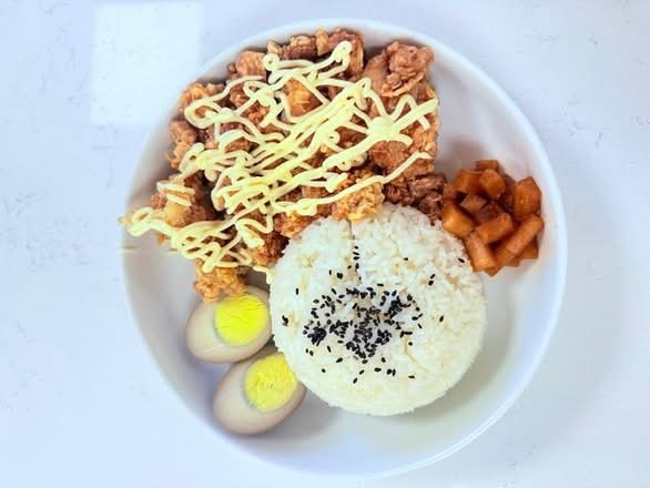 香酥鸡排饭 Crispy Chicken Rice Bowl